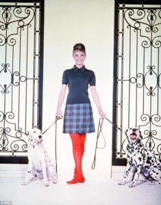 Audrey Hepburn tartan
